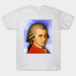 Wolfgang Amadeus Mozart Portrait | Wolfgang Amadeus Mozart Artwork 15 T-Shirt